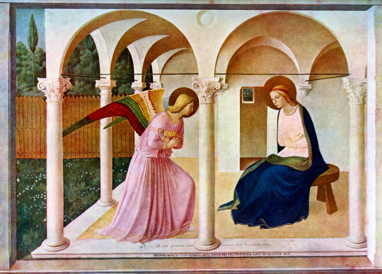 The Annunciation, c1438-1445, c1900-1920 by Fra Angelico