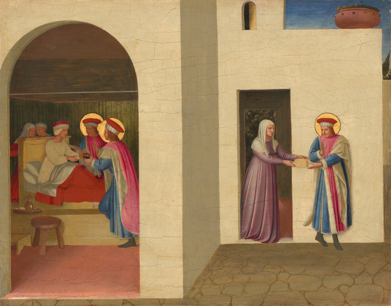 The Healing of Palladia by Saint Cosmas and Saint Damian by Fra Angelico