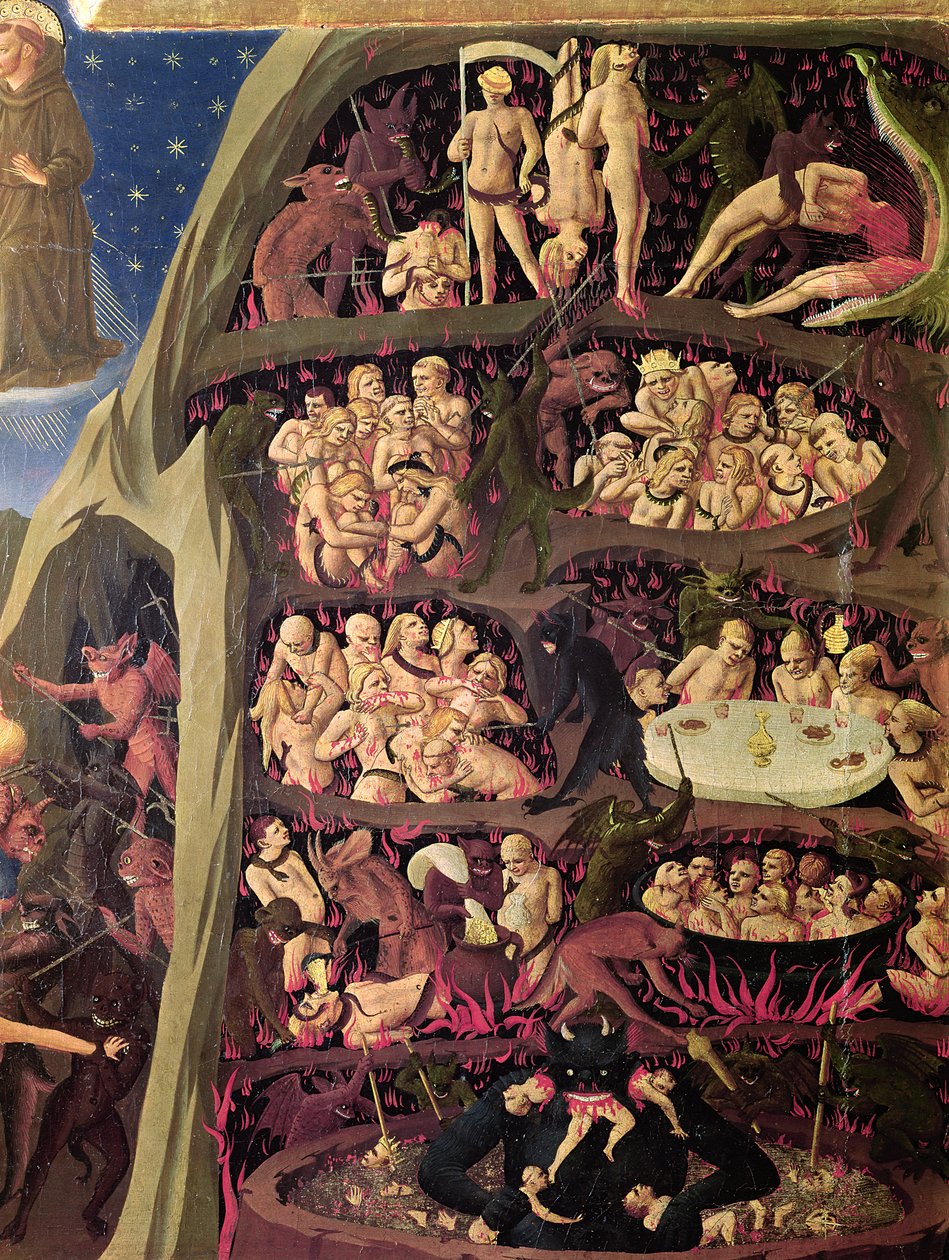 The Last Judgement (detail) by Fra Angelico: Fine art print