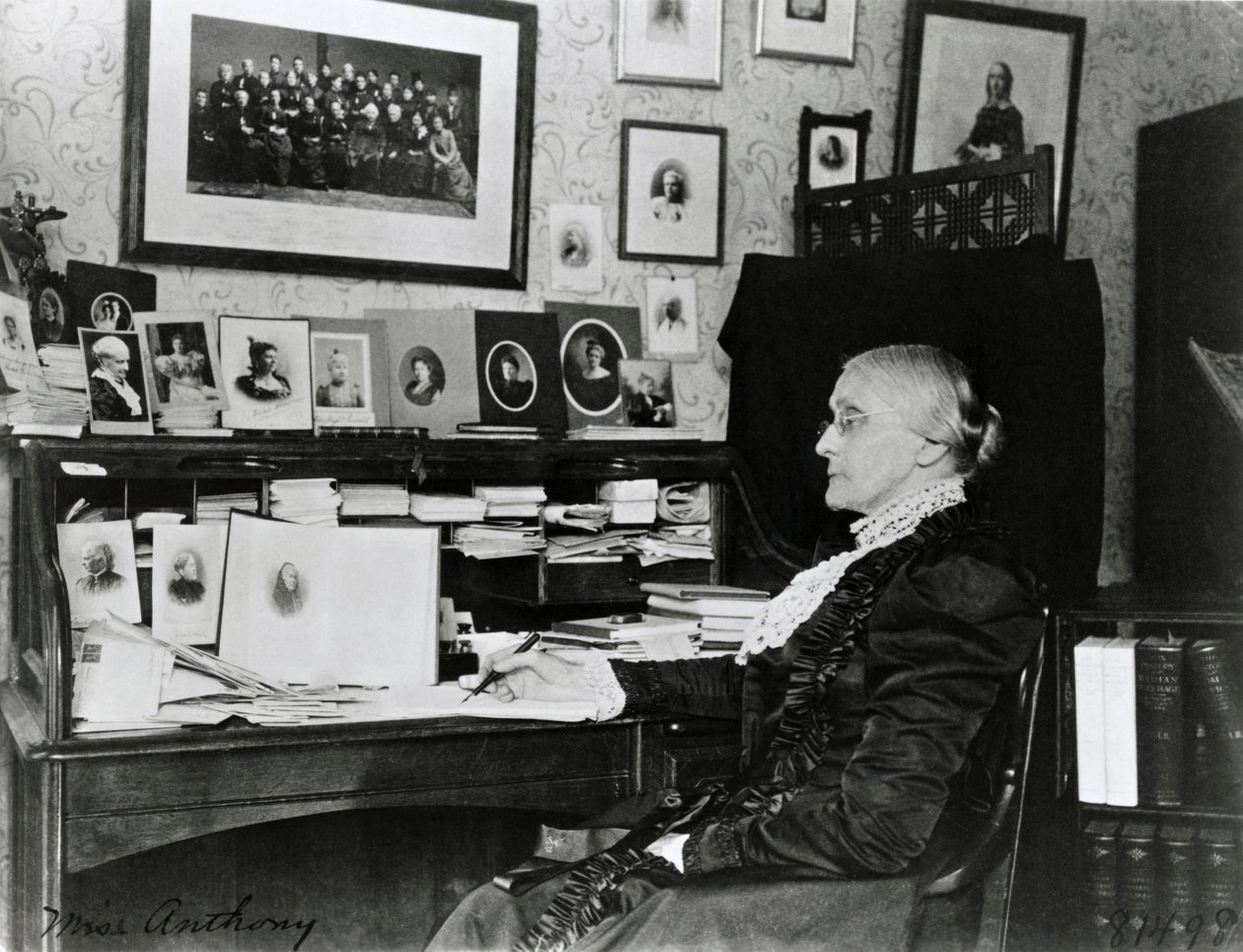 Susan Brownell Anthony 1899 by Frances Benjamin Johnston