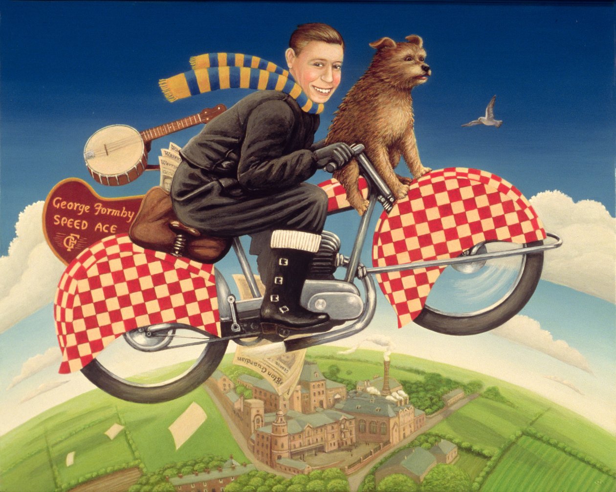 George Formby - Speed Ace, 1989 by Frances Broomfield