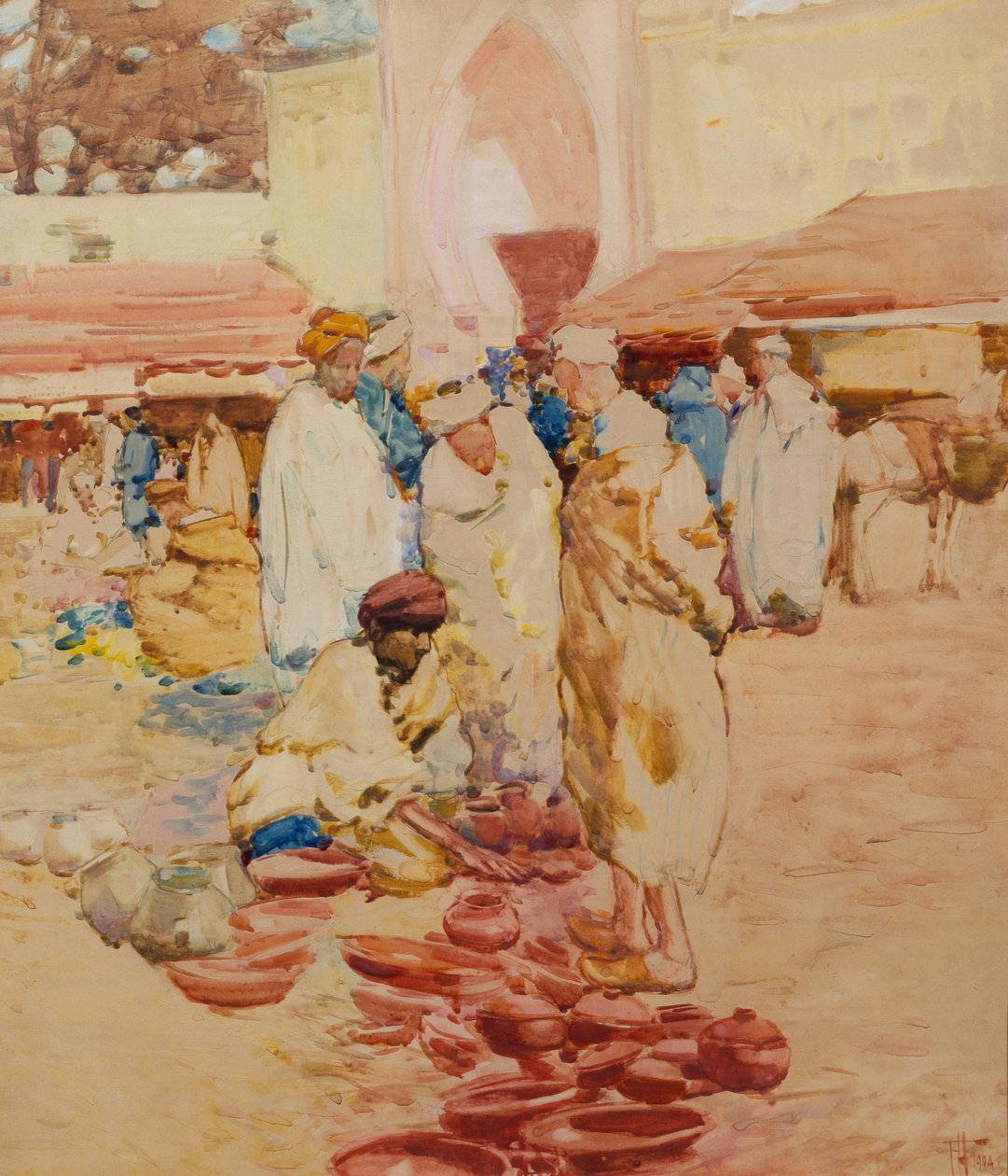Pottery Market, Tangiers by Frances Hodgkins