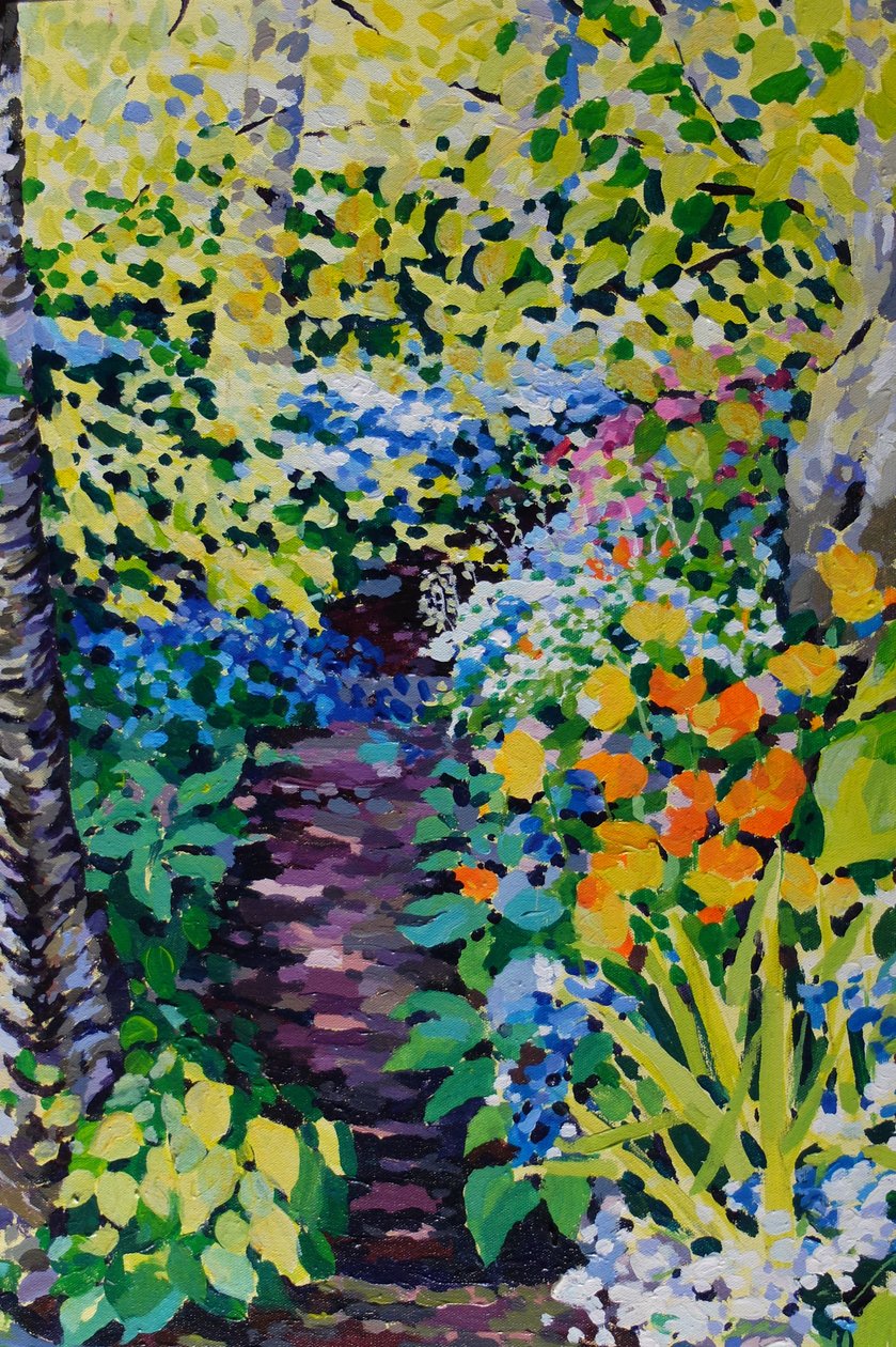 Blue Bell Path, 2020 by Frances Naggs