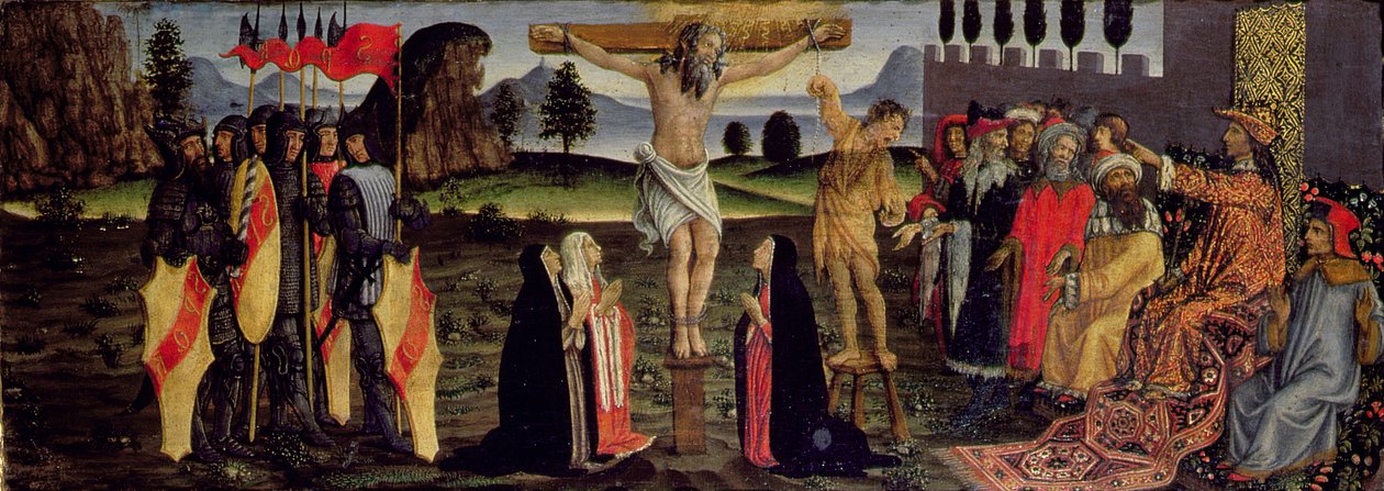 The Crucifixion (detail) by Francesco Botticini