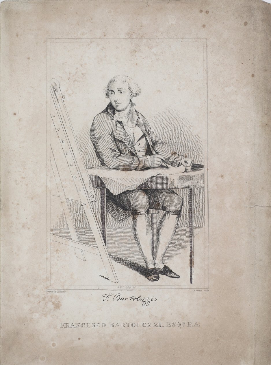 Francesco Bartolozzi, engraved by George M. Brighty and John Romney, c.1810 by Francesco Bartolozzi