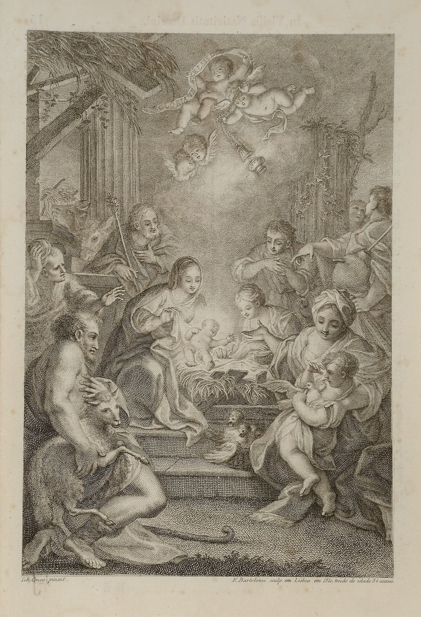 Nativity, for the Roman Missal by Francesco Bartolozzi