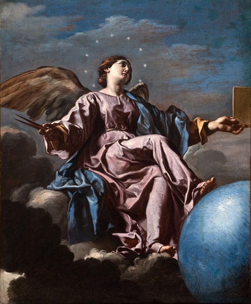 Allegory of Astronomy Urania by Francesco Cozza