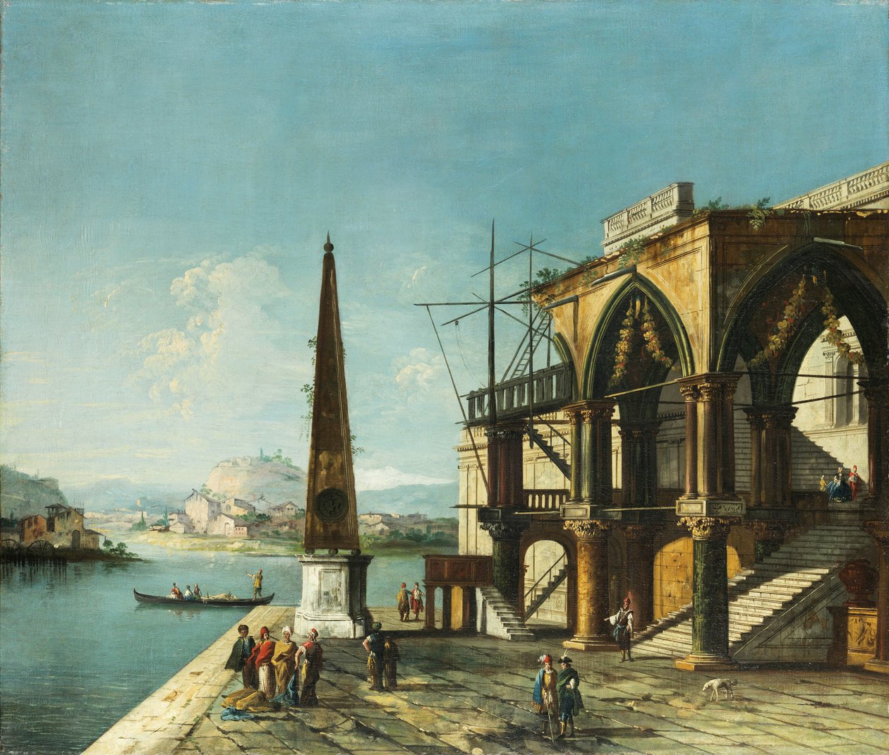 Architectural Capriccio by Francesco Albotto