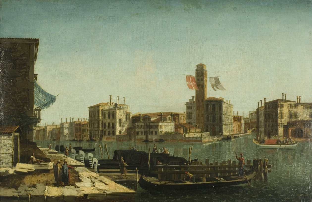 View of the Grand Canal, Venice, c.1743 by Francesco Albotto