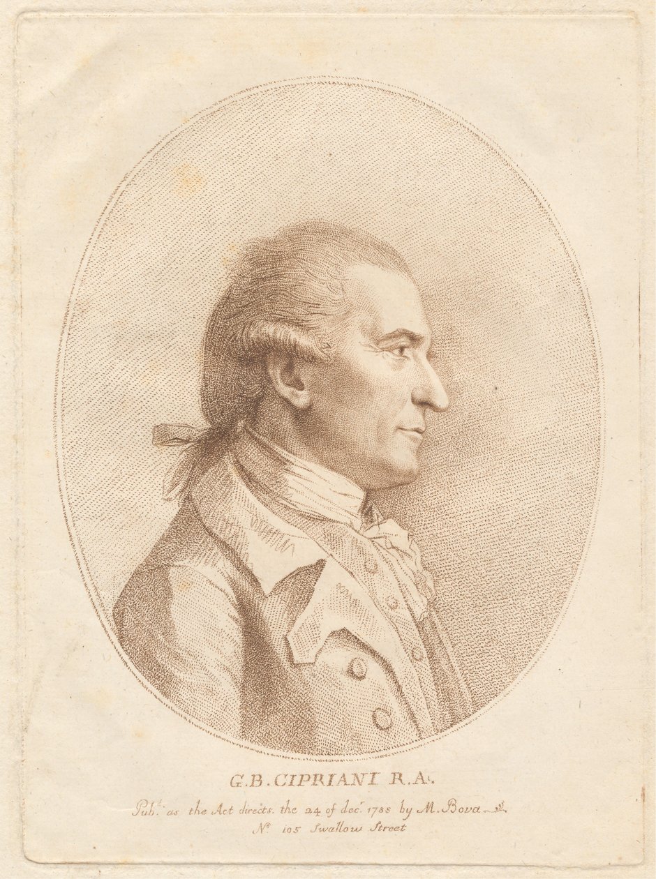 G. B. Cipriani, R.A. by Francesco Bartolozzi