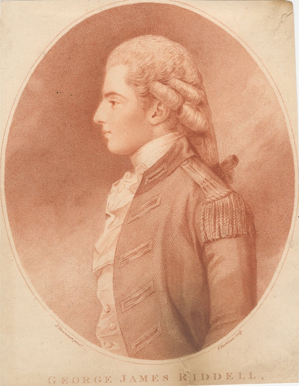 George James Riddell by Francesco Bartolozzi