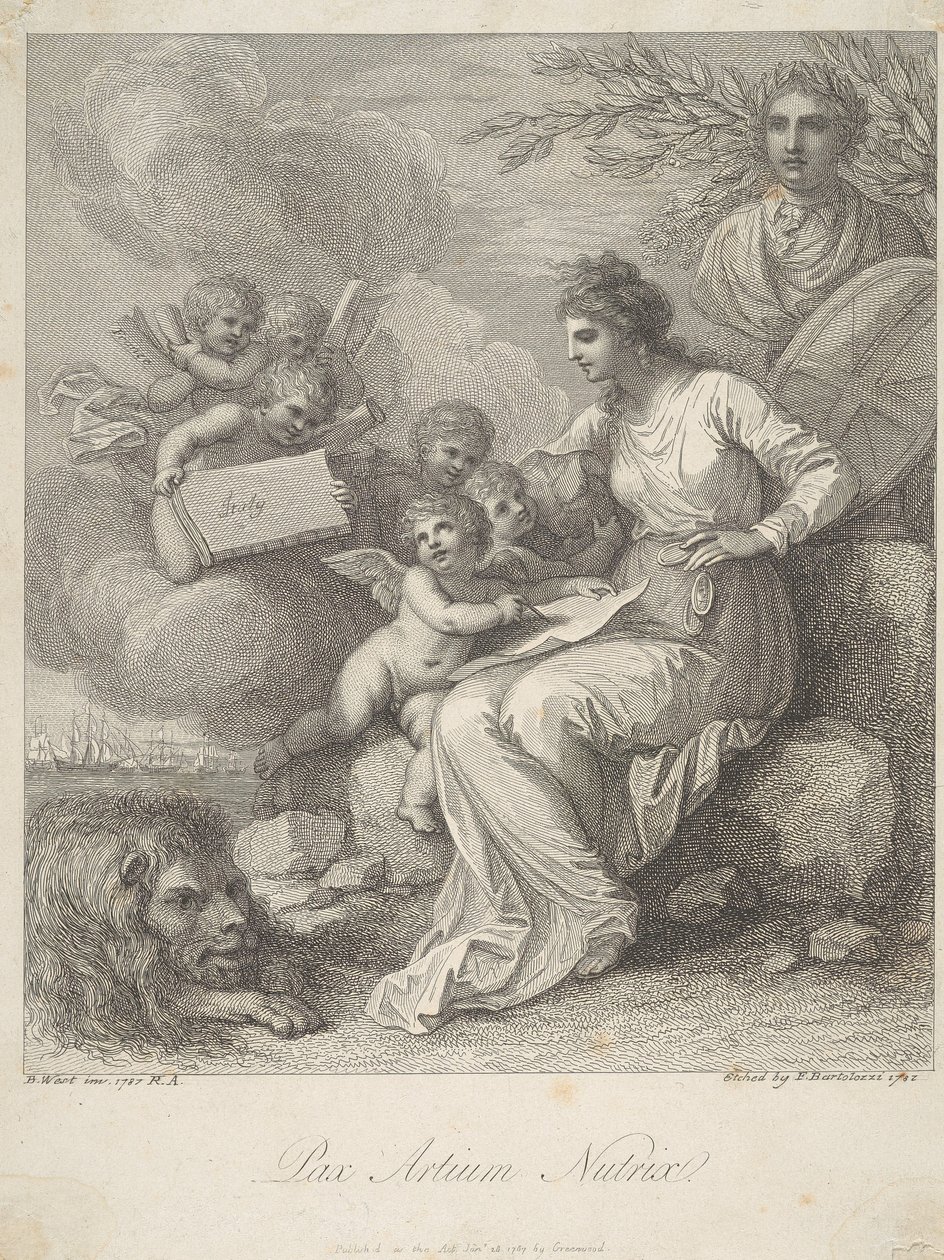 Peace, the Nurse of Arts by Francesco Bartolozzi