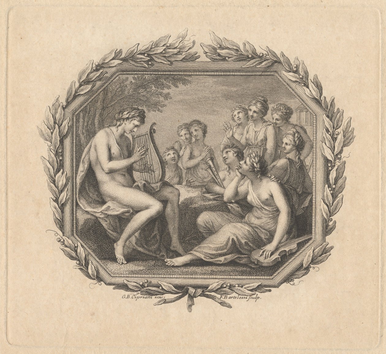 Ticket for the Benefit of Mr. Giardini by Francesco Bartolozzi