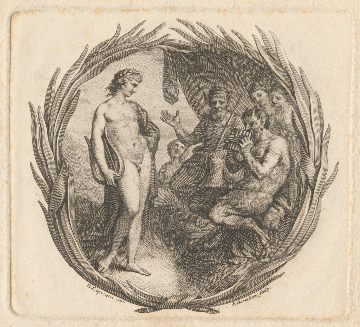Ticket for the Benefit of Mr. Giardini by Francesco Bartolozzi