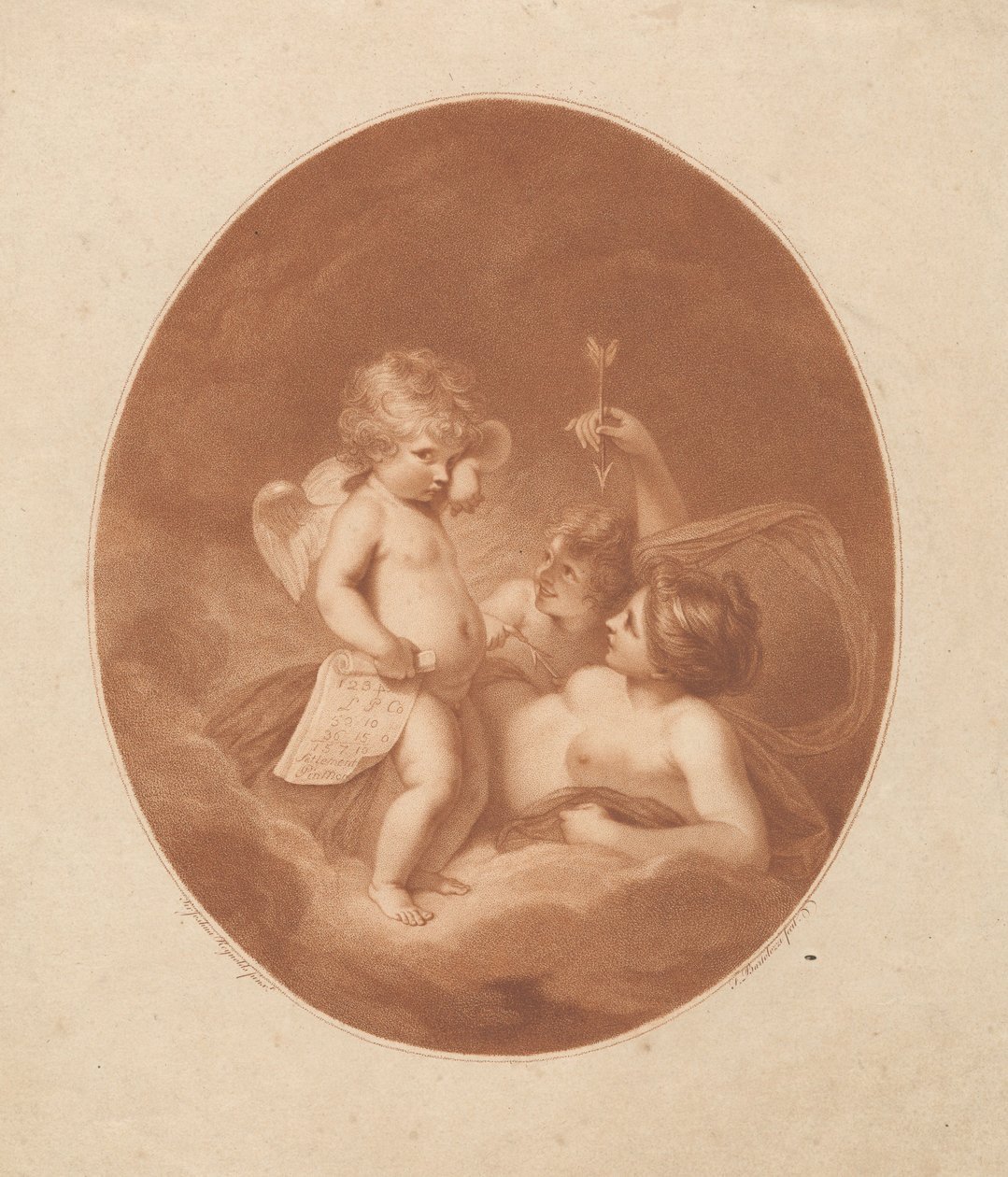 Venus Chiding Cupid by Francesco Bartolozzi