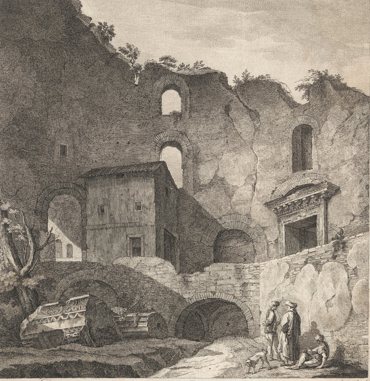 View of the Inside of the Vestibulum by Francesco Bartolozzi