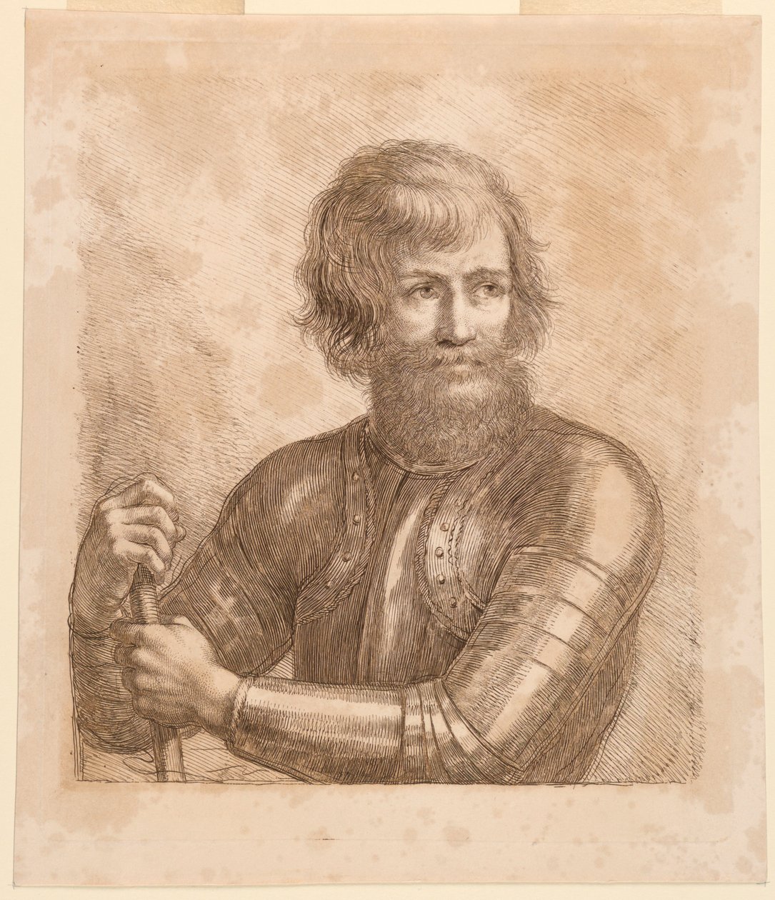 Warrior with a Truncheon by Francesco Bartolozzi