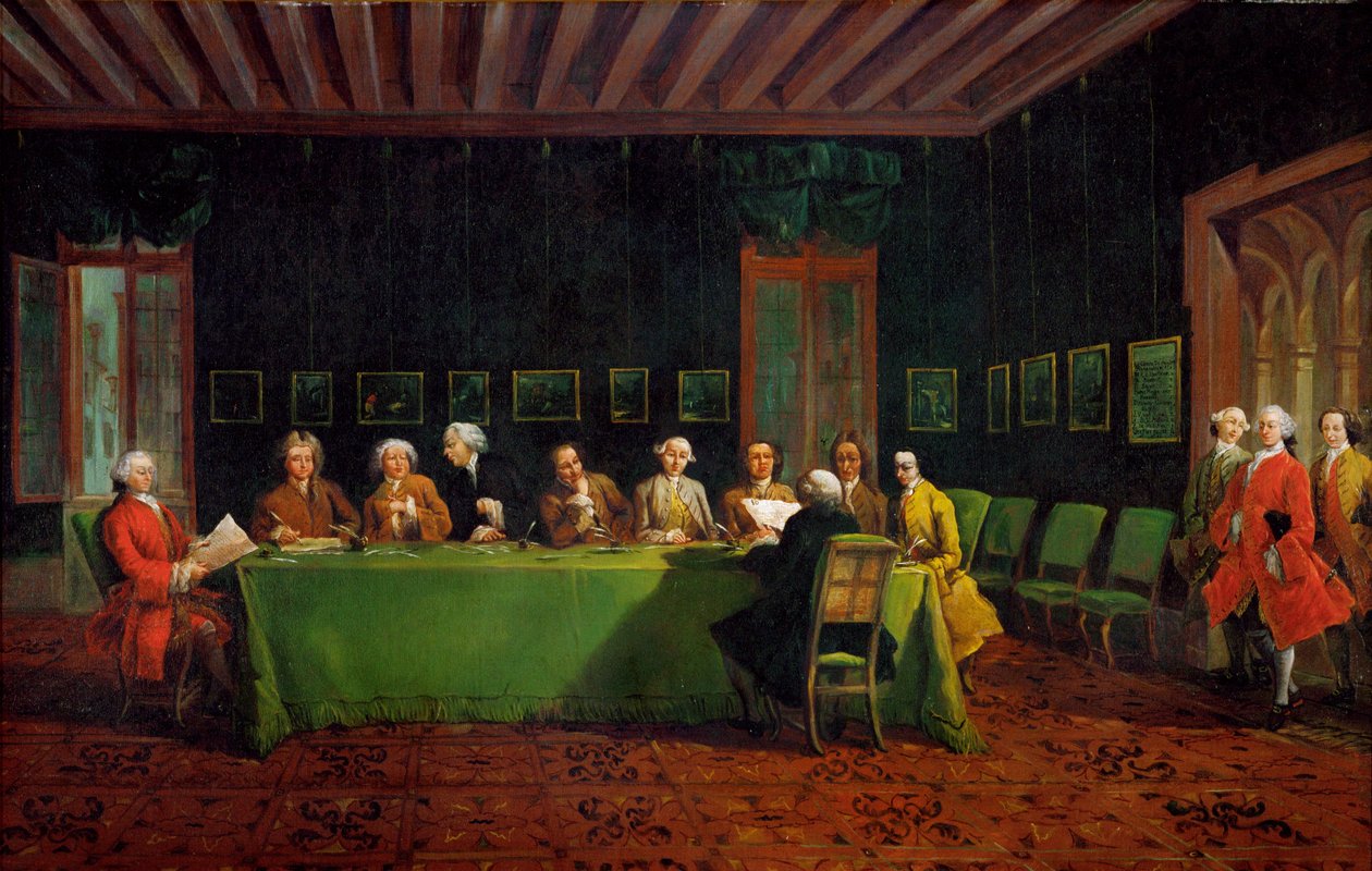 Diplomatic Meeting by Francesco Guardi