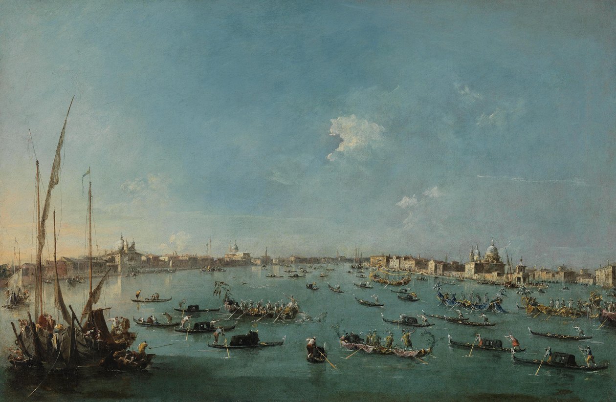 Regatta on the Canale della Giudecca by Francesco Guardi