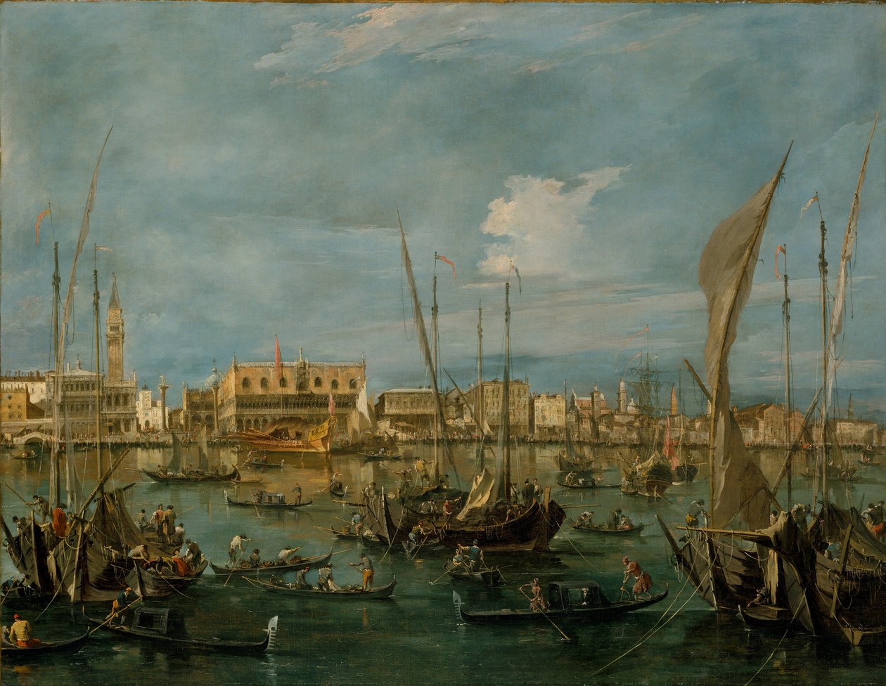 Venice from the Bacino di San Marco by Francesco Guardi