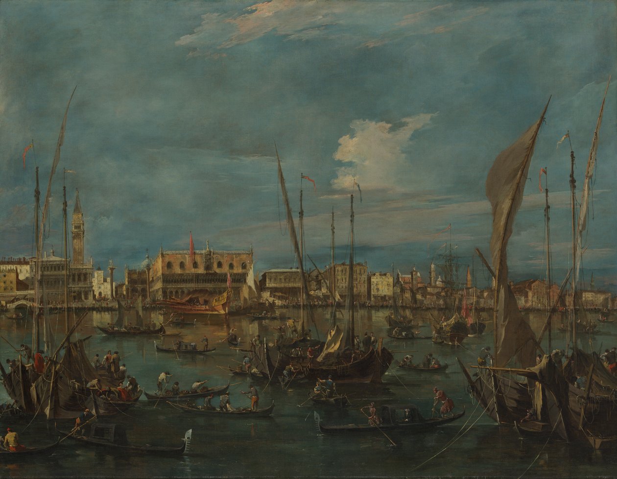 Venice from the Bacino di San Marco by Francesco Guardi