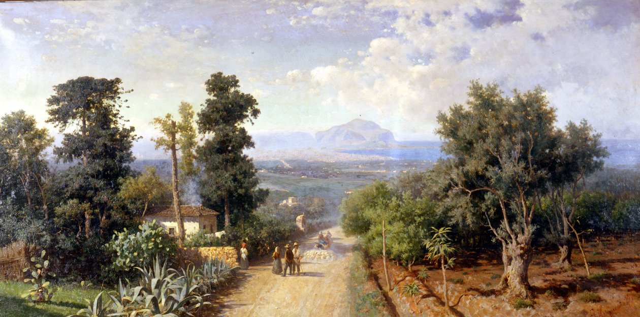 The surroundings of Palermo by Francesco Lojacono