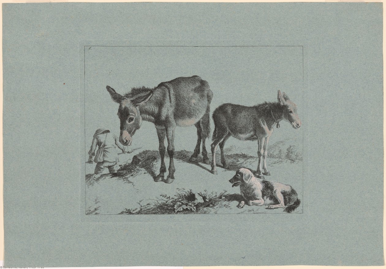 Plate 5, from The Set of 12 Pastoral Scenes by Francesco Londonio
