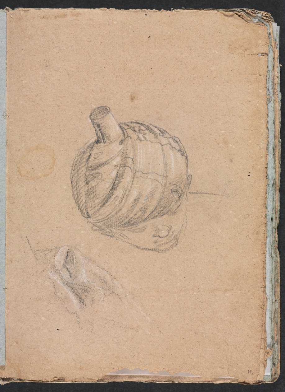 Verona Sketchbook: Head with turban (page 11) by Francesco Lorenzi