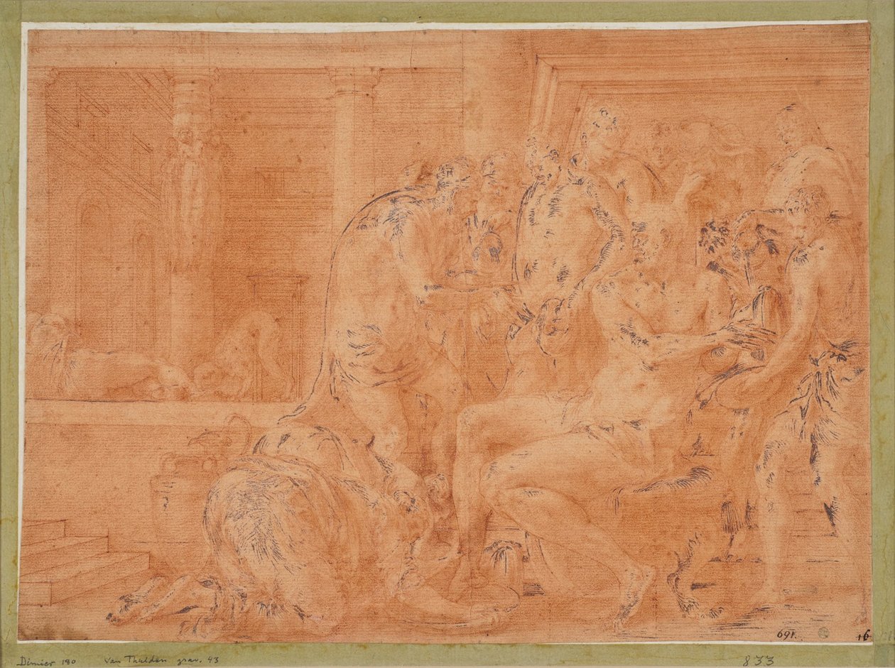 Odysseus Washing His Hands by Francesco Primaticcio