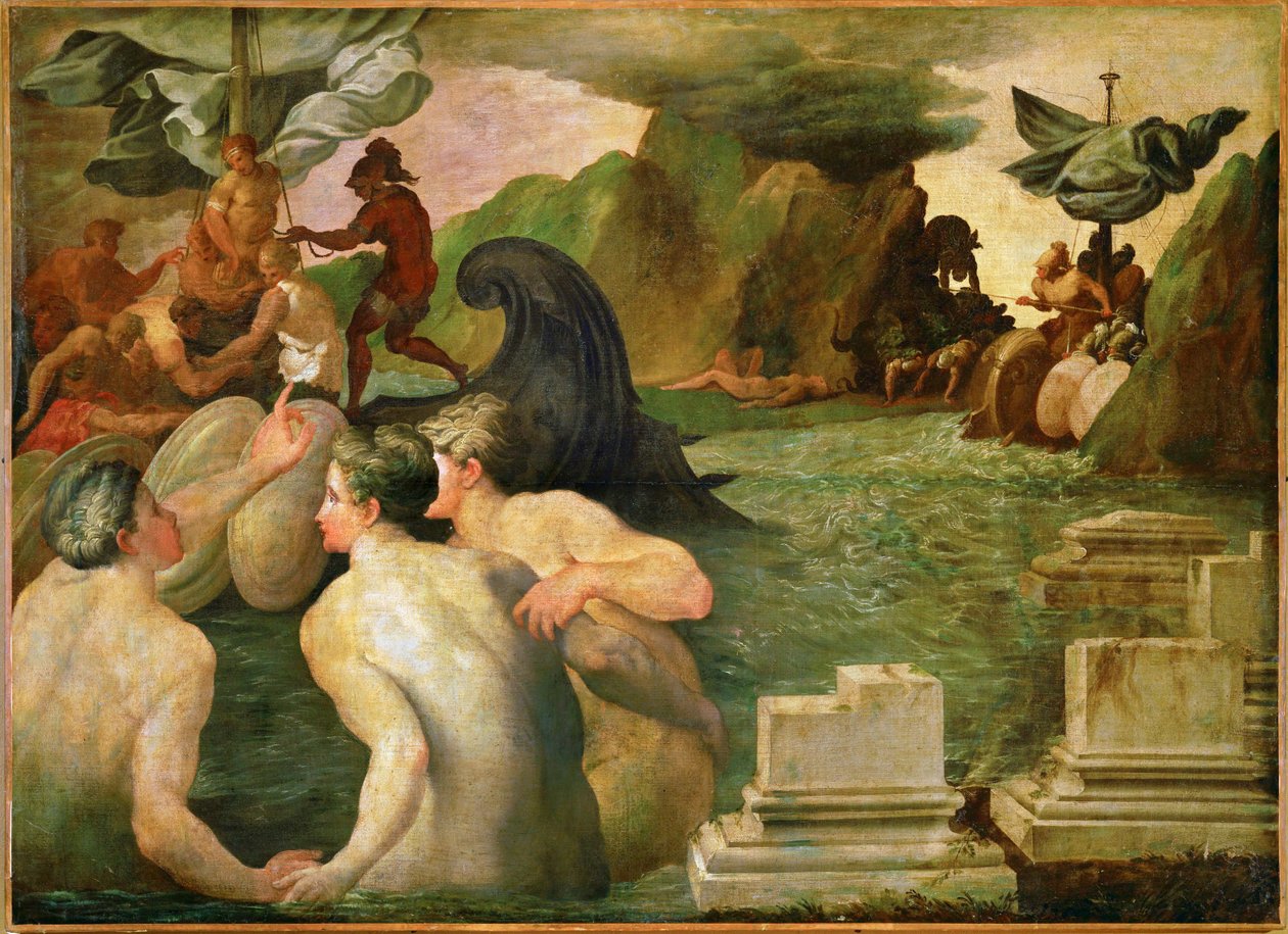 Ulysses and the Sirens by Francesco Primaticcio
