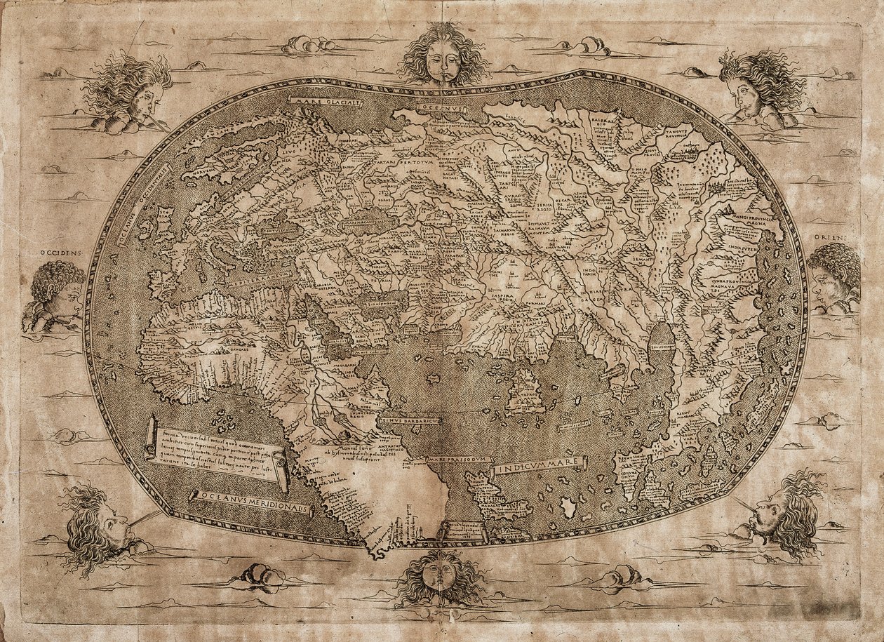 Planisphere by Francesco Rosselli