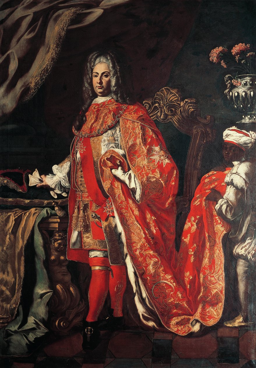 Portrait of Marzio Carafa, Duke of Maddaloni by Francesco Solimena