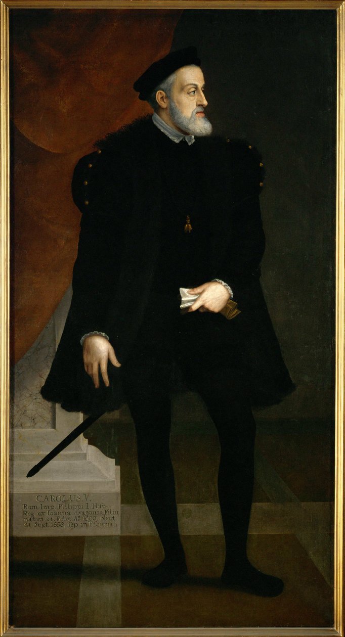 Emperor Karl V, Aged 50 by Francesco Terzio