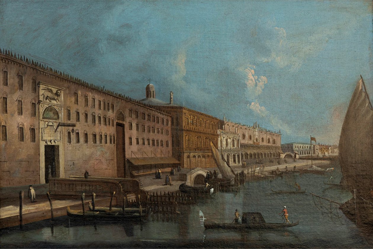 View of Venice, Basin of San Marco by Francesco Tironi