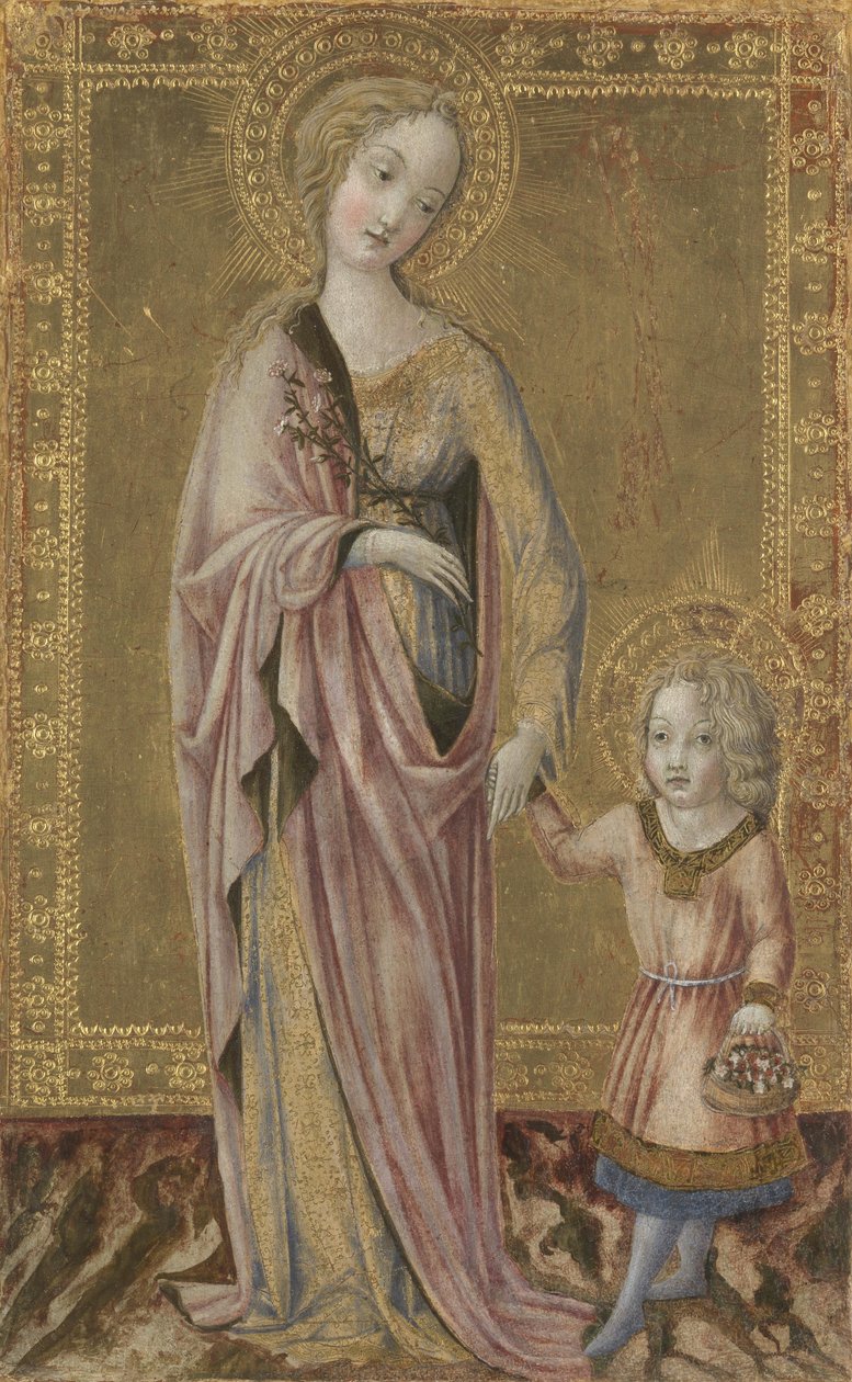 Saint Dorothy and the Infant Christ by Francesco di Giorgio Martini