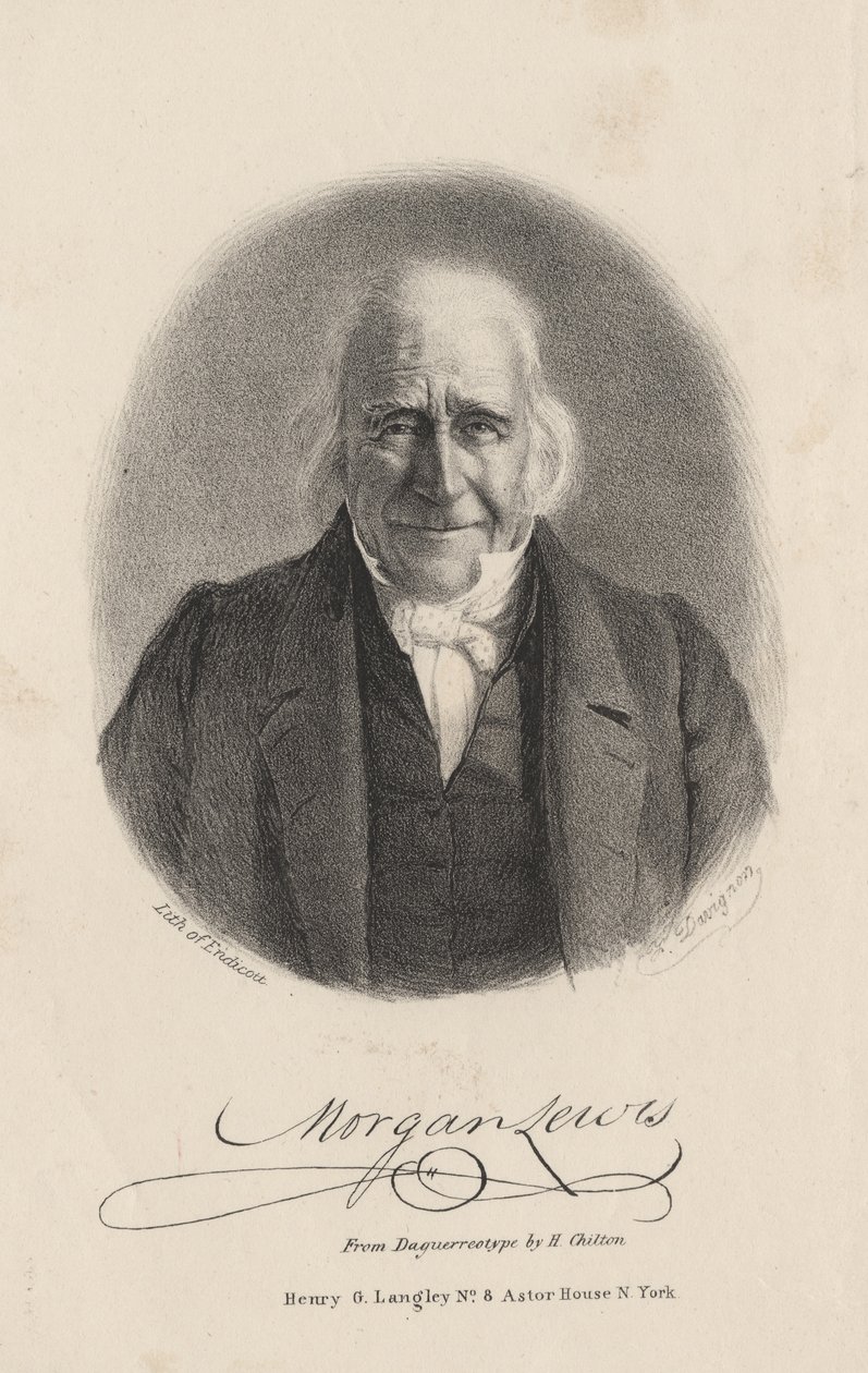 Morgan Lewis, litho by Endicott by Francis D