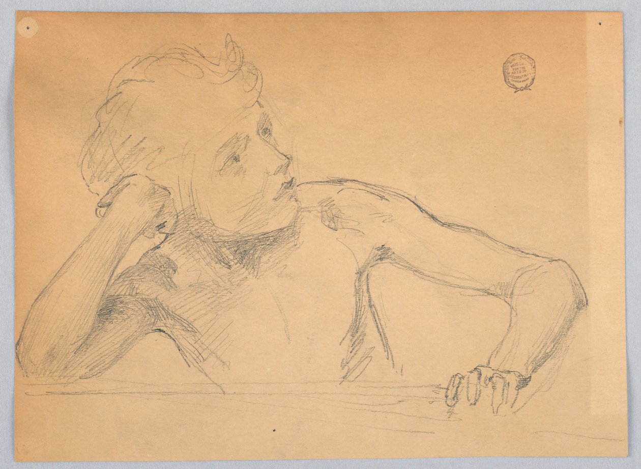 Figure Study by Francis Augustus Lathrop