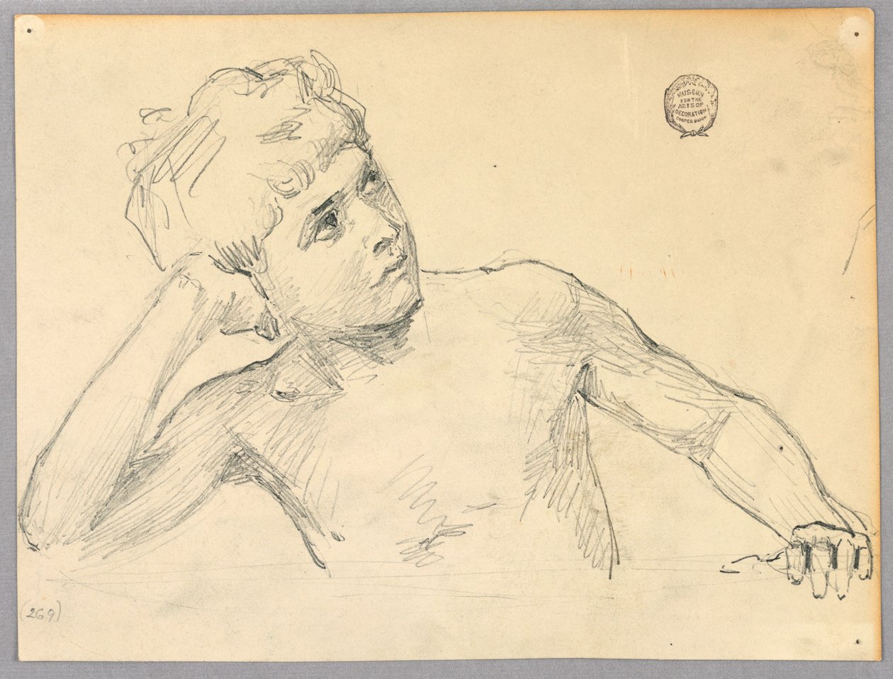 Figure Study by Francis Augustus Lathrop