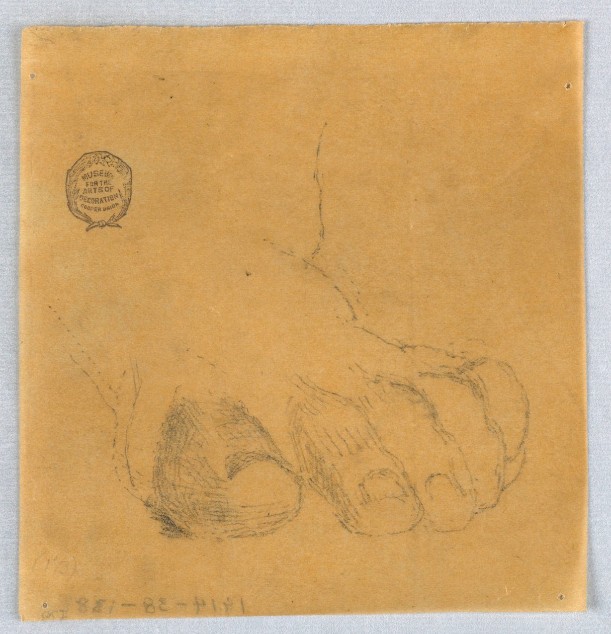 Sketch of Toes by Francis Augustus Lathrop