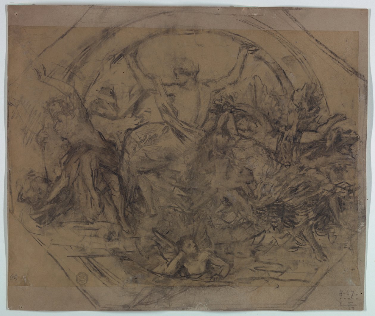 Study for "Zodiac" by Francis Augustus Lathrop