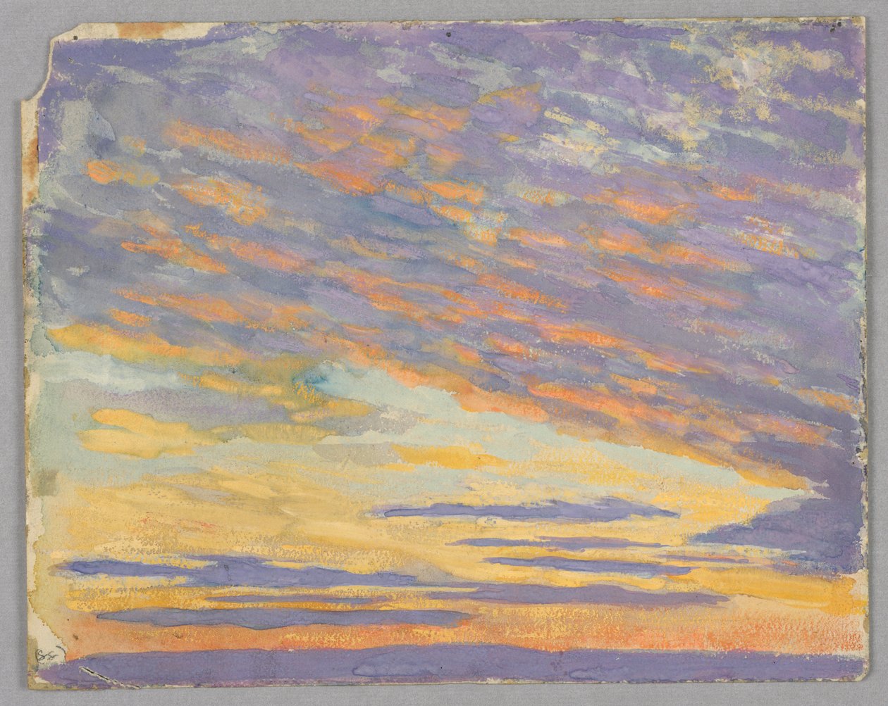 Study of Clouds, Rome, Italy by Francis Augustus Lathrop