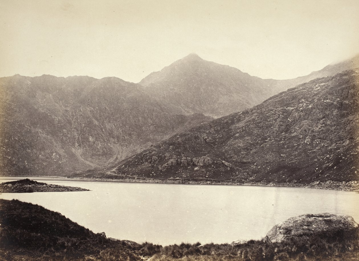 Snowdon, From Llyn Llydaw (528) by Francis Bedford