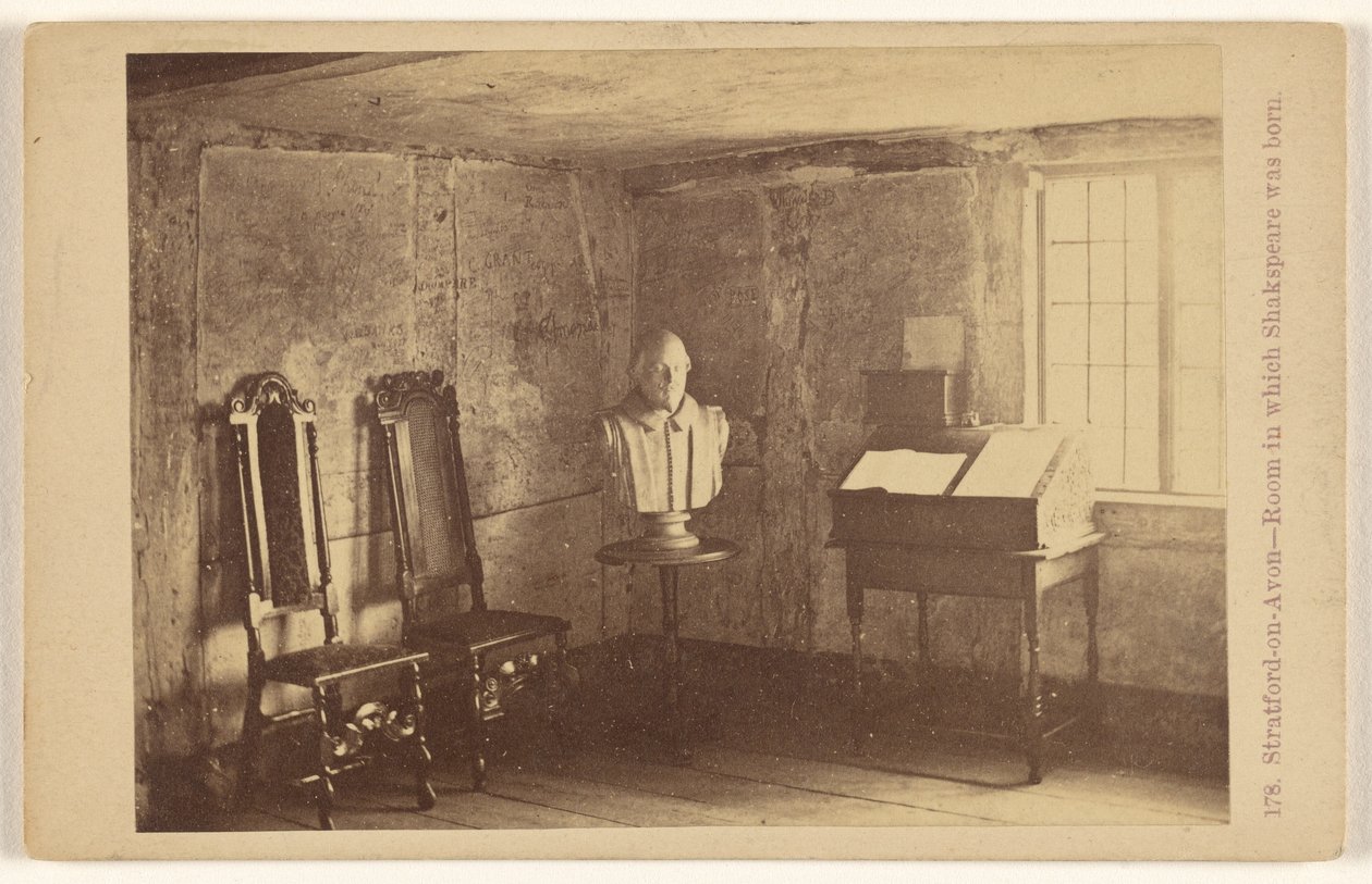 Stratford on Avon - Room in which Shakespeare was born by Francis Bedford