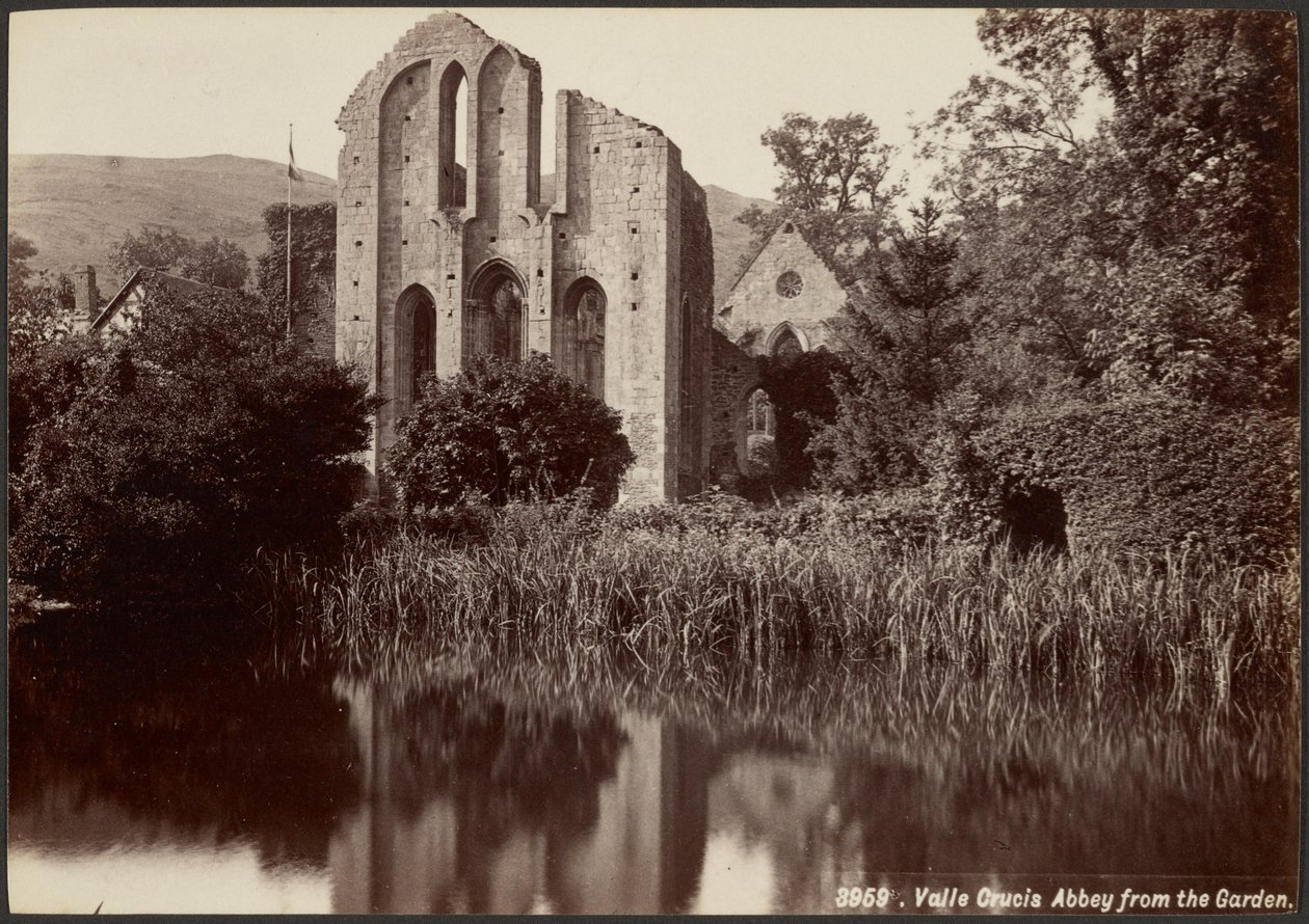Valle Crucis Abbey from the Garden by Francis Bedford