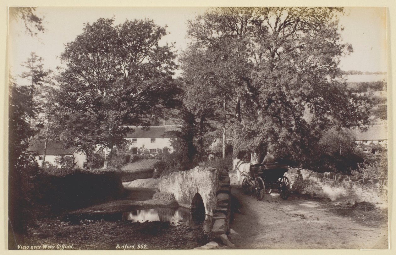 View near Wear Gifford by Francis Bedford