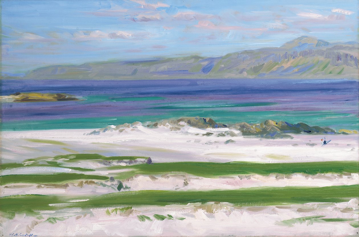 Iona Sound and Ben More by Francis Campbell Boileau Cadell