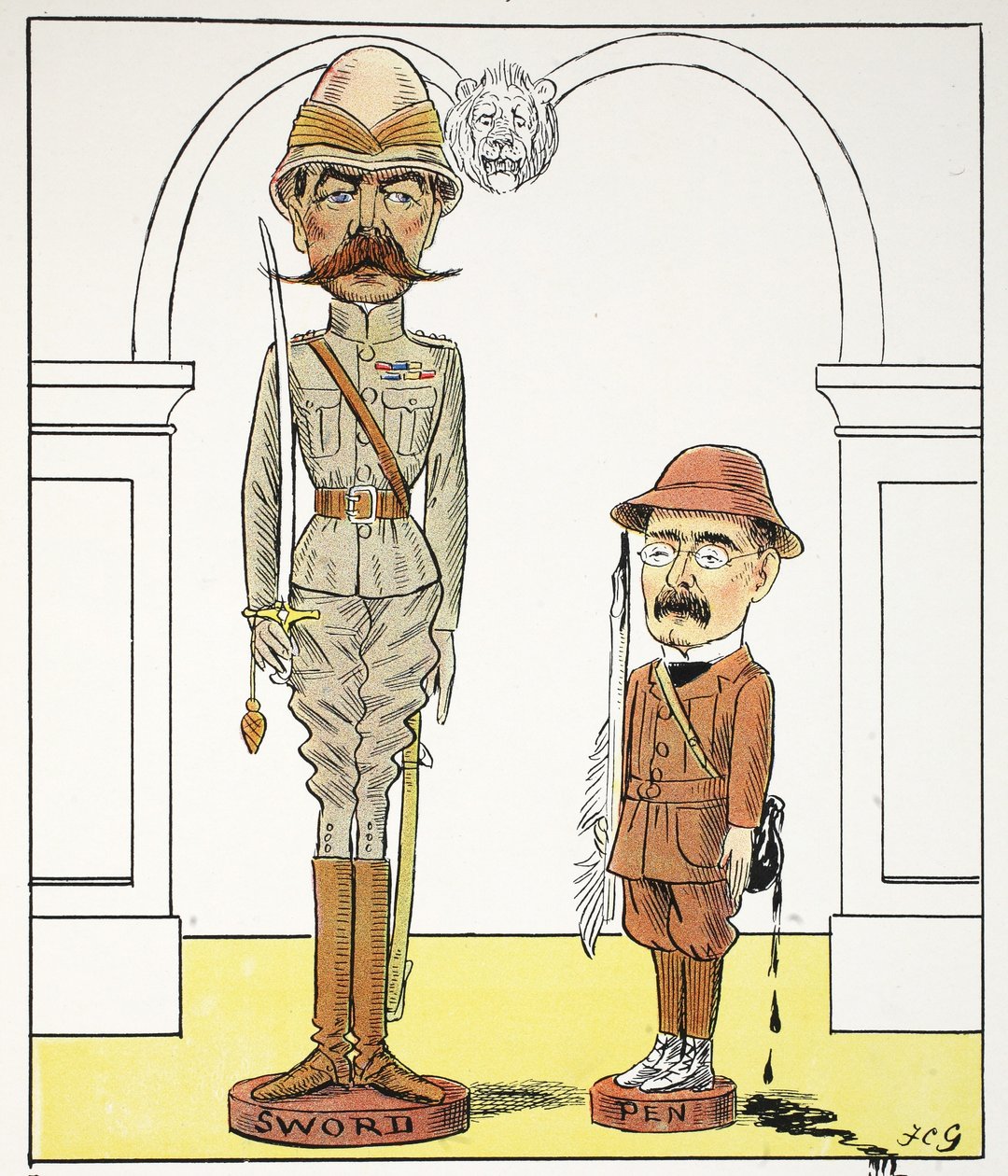 K, k, illustration from The Struwwelpeter Alphabet, verse by Harold Begbie
