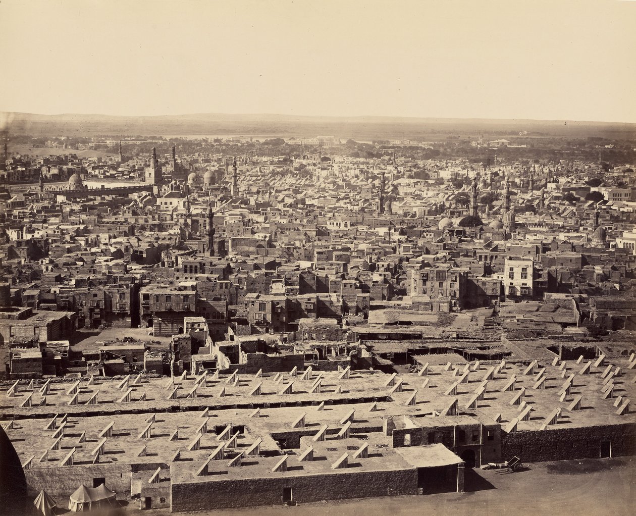 Cairo from the Citadel. Second View by Francis Frith