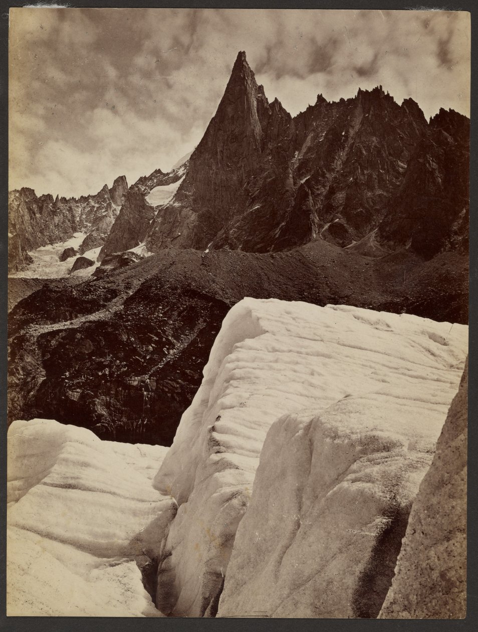 Chamonix, Aiguille du Dru by Francis Frith