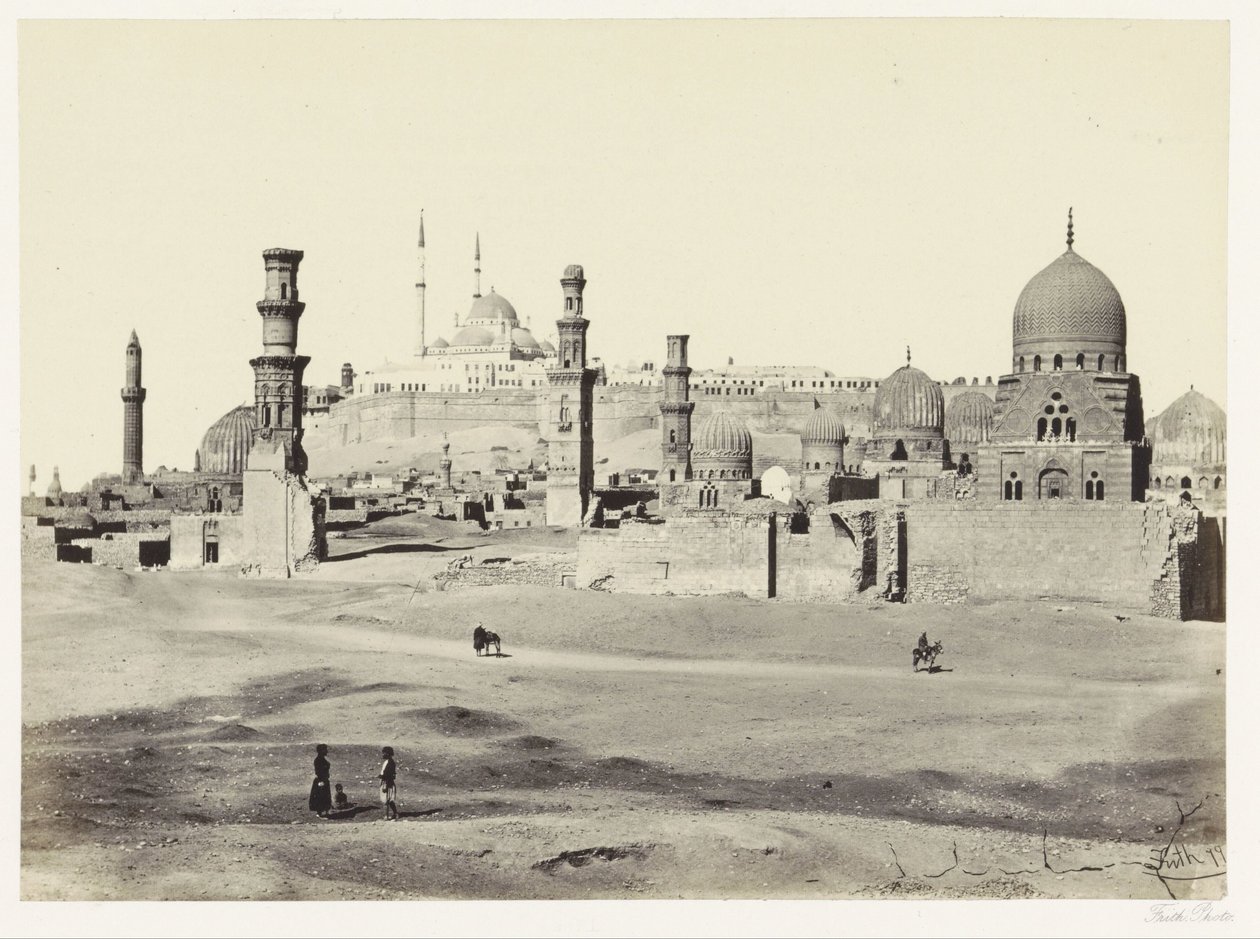 View of the Southern Part of the Necropolis in Cairo (Tombs in the Southern Cemetery. First View.) by Francis Frith